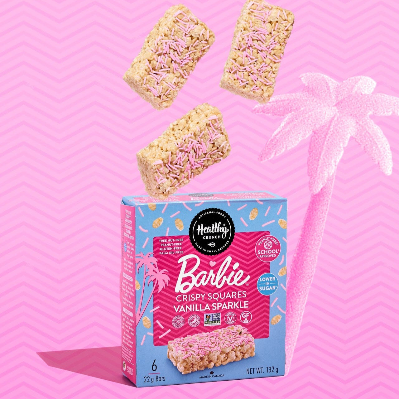 Barbie Vanilla Sparkle Crispy Squares