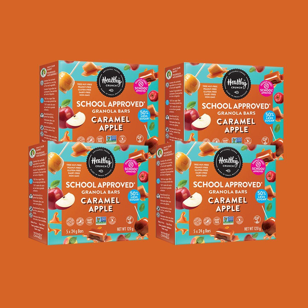 Caramel Apple School Approved Granola Bars