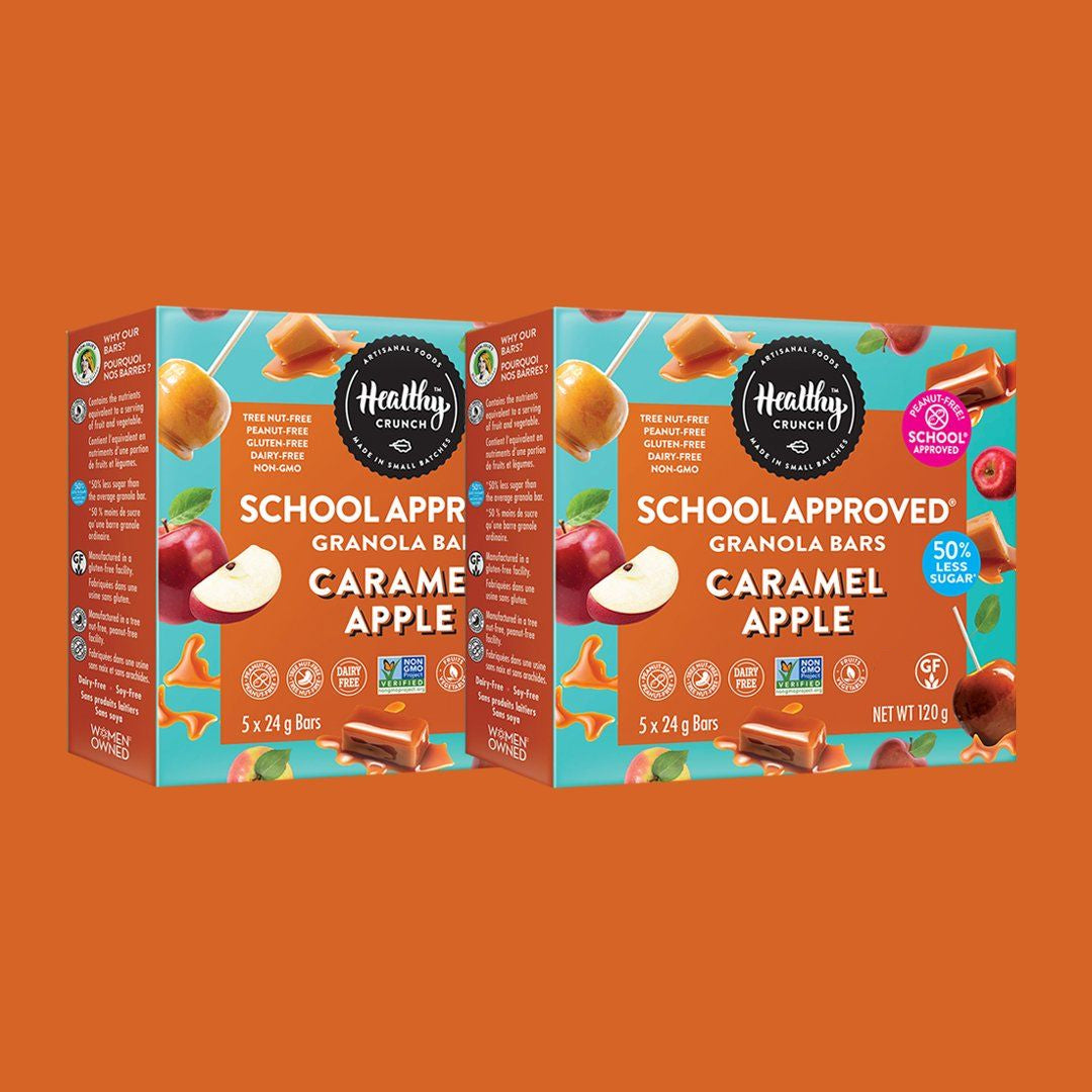 Caramel Apple School Approved Granola Bars