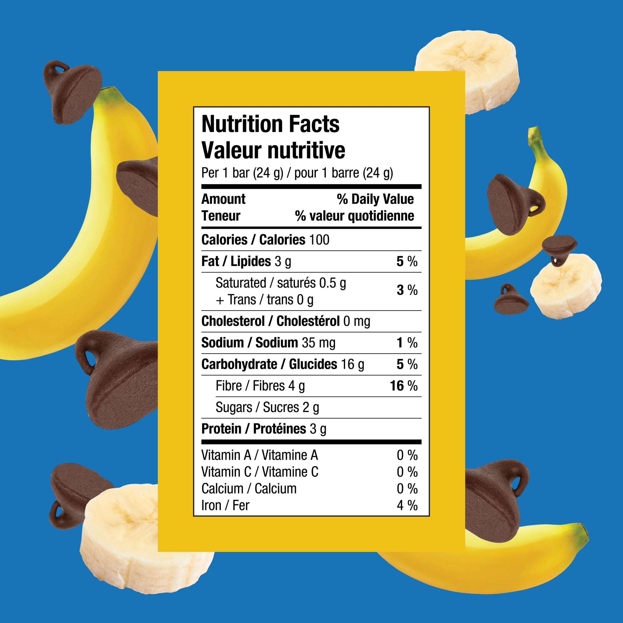 Chocolate Banana Granola Bars